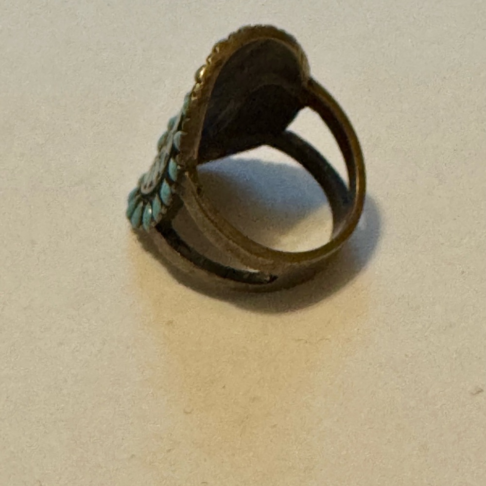Turquoise Statement Ring - Picture 2 of 2